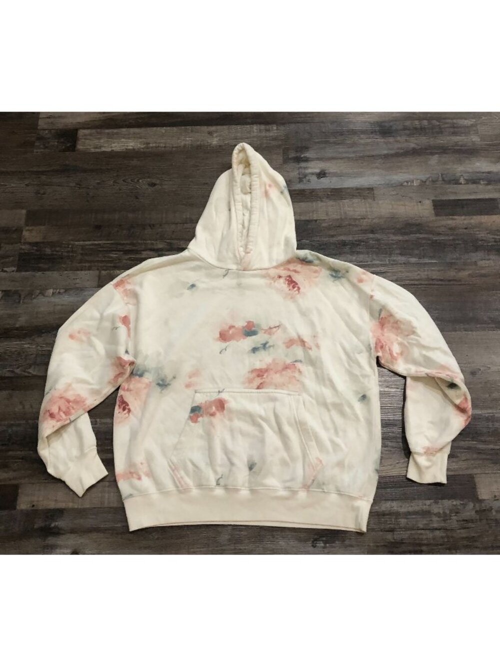 Abercrombie & Fitch Womens Medium Oversized Tie Dyed Hoodie Pullover